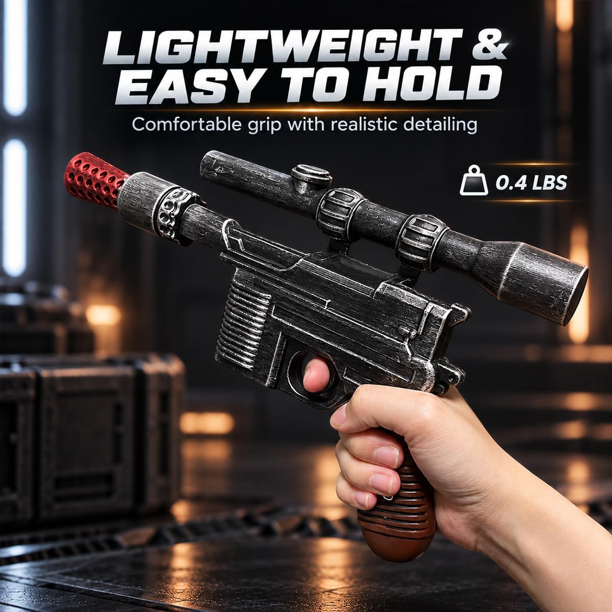 otaku gear 12" Foam Solo Sci-Fi Blaster Prop Replica - Han Solo - image 4