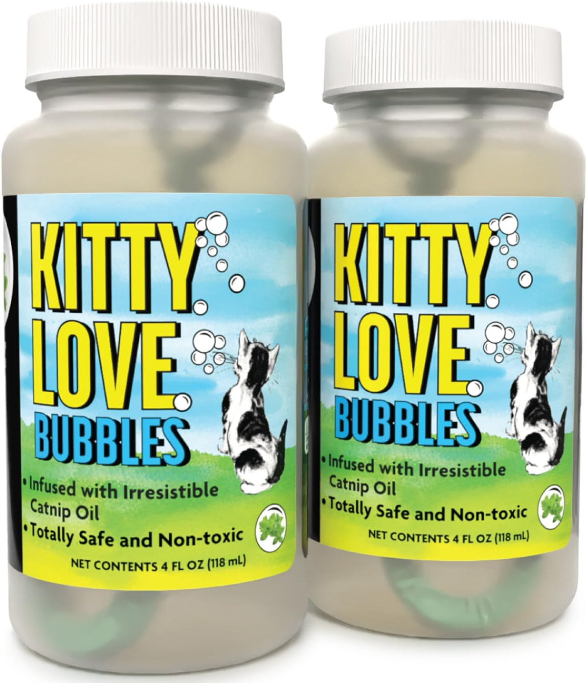 Kitty Love Bubbles: 2 Pack Catnip Scented