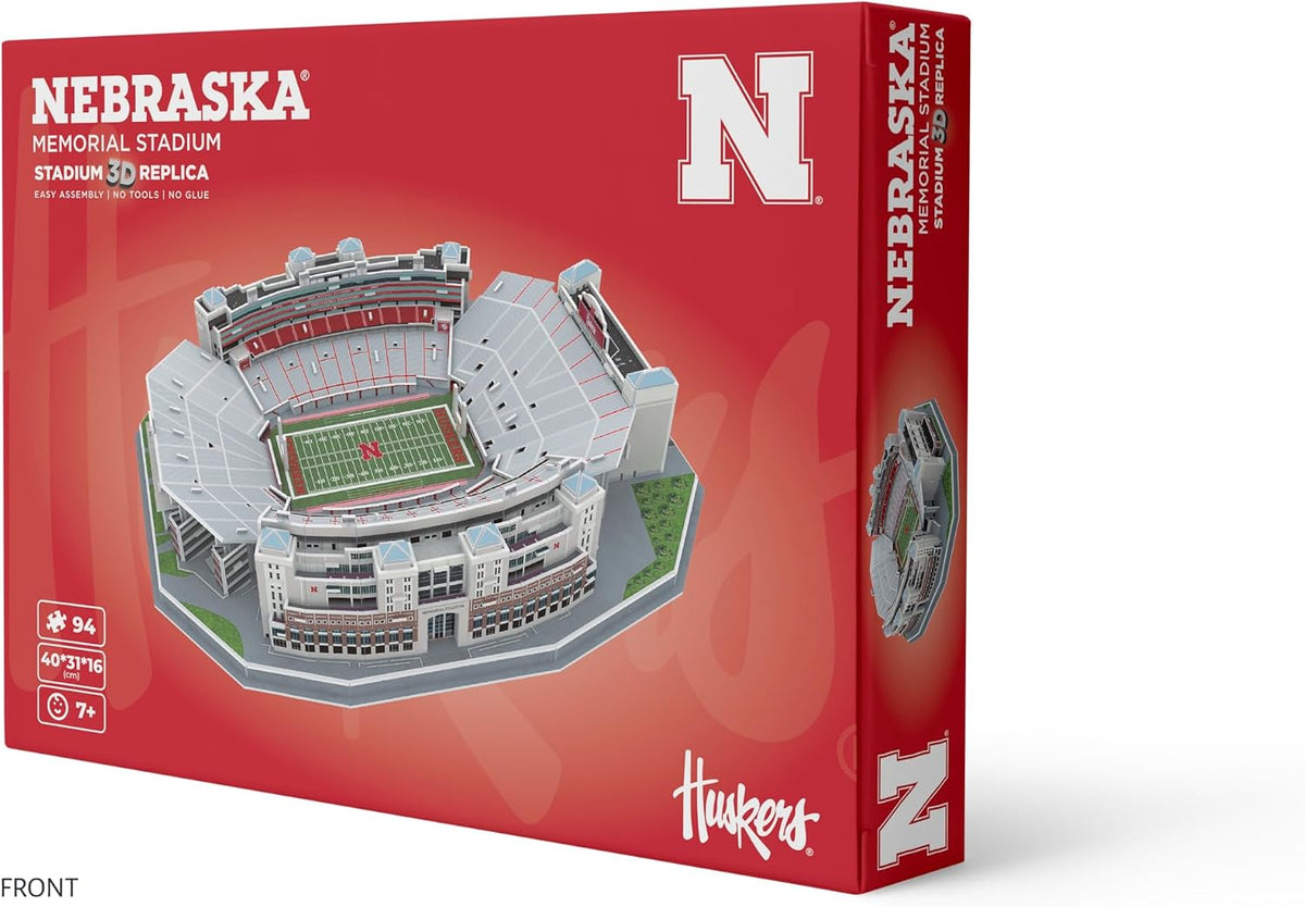 Pro-Lion 3D Jigsaw Puzzle of Michigan Wolverines Stadium 106 Pieces - Nebraska Huskers - image 2