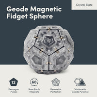 Speks Geode Magnetic Sphere - Slate - image 2
