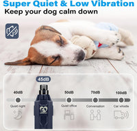 Casfuy 6-Speed Dog Nail Grinder - Blue - image 4