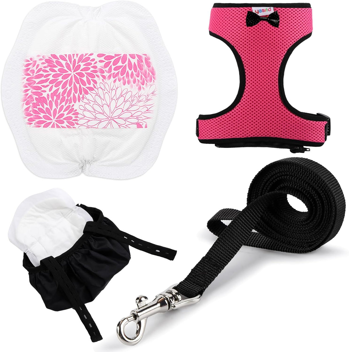 Adjustable Chicken Harness Diaper - Large / Pink