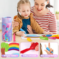 DreamyCandy 24 twistable washable gel crayons for toddlers in a unicorn holder - view 10