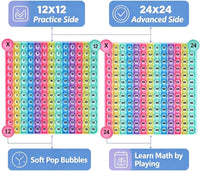DK-SIMINA Large P0pp with Numbers - Two-sided 12x12 multiplication table - image 2
