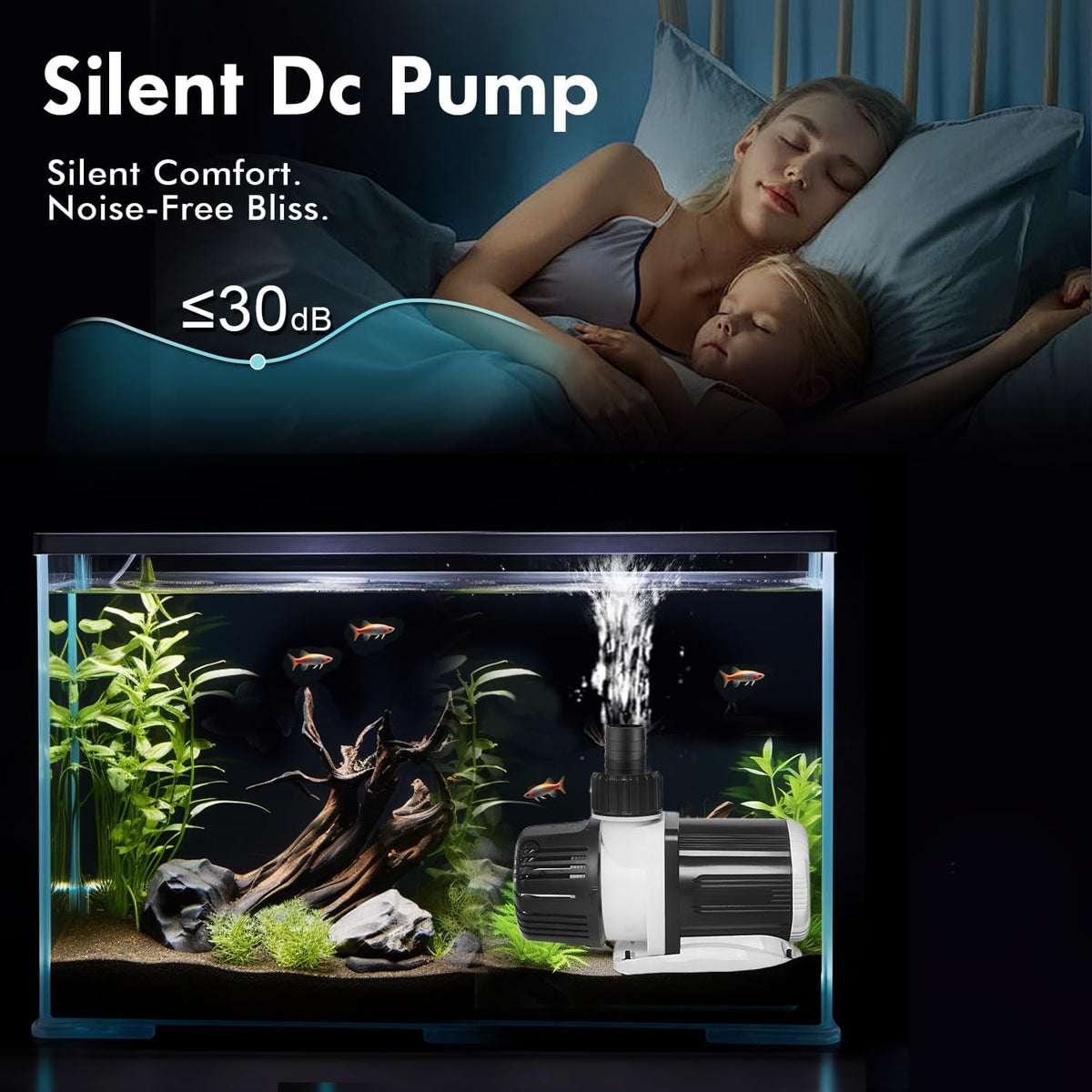 Orlushy DC-4000 Silent Swirl Controllable DC aquarium Pump 25W - DC5000 - image 3