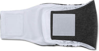 Teamoy Belly Bands for Male Dogs, Washable Wrap Diapers, S - M(13"-16"Waist) / Black+ Gray+ Blue - image 3