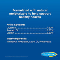 Farnam Horseshoer's Secret Deep-Penetrating Hoof Oil for Horses, Conditions Dry Hooves and Prevents Cracks, Splits and Contracted Heels, Contains Avocado Oil, 32 Oz.