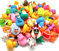 LINICE 30 Pcs Rubber Ducks, Random Assortment Ducks Bulk - 30 Pcs