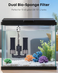 Pawfly Aquarium Sponge Filter, 70 GPH Fish Tank Filter - S (For 10-40 Gallon) - image 2