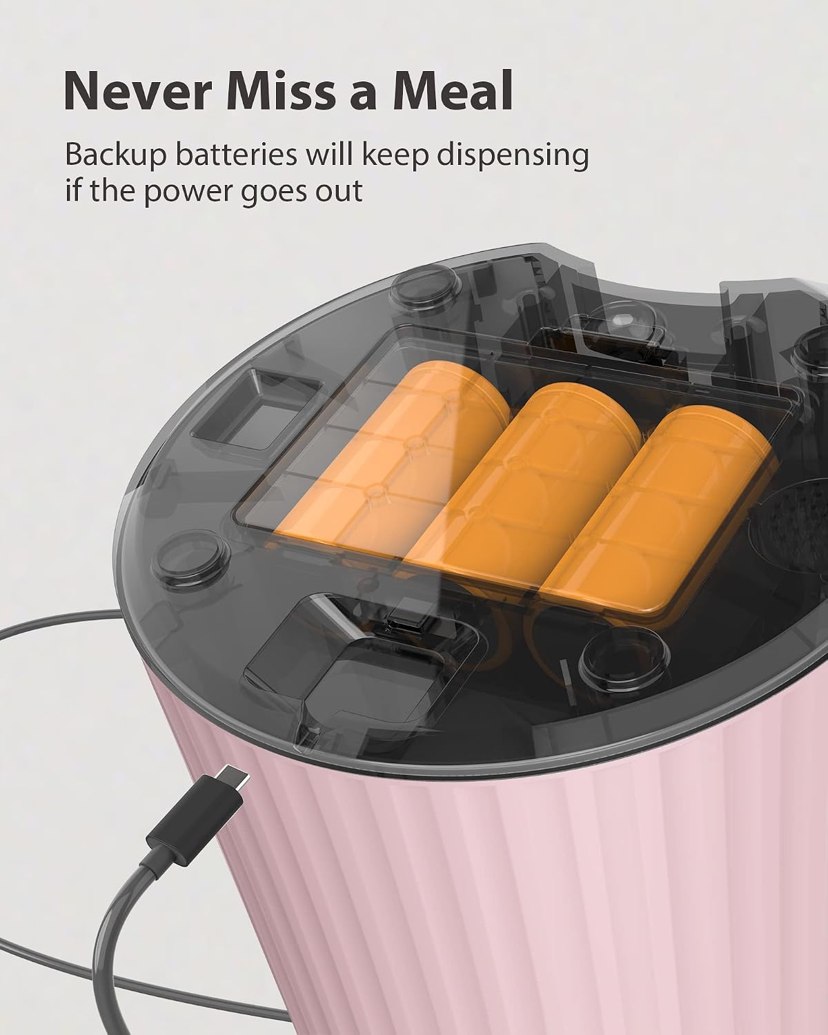 Timed Automatic Cat Feeder - Pink / Regular - image 4