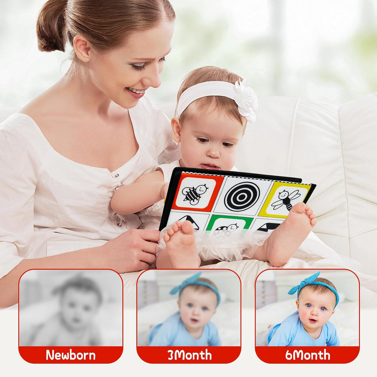Dr.Rapeti Tummy Time Floor Mirror, Baby Mirror - Floor Mirror - image 3