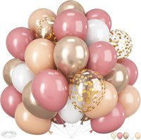 HILAVO Toy Inspired Story Balloons - Blush Pink Gold / 60PC