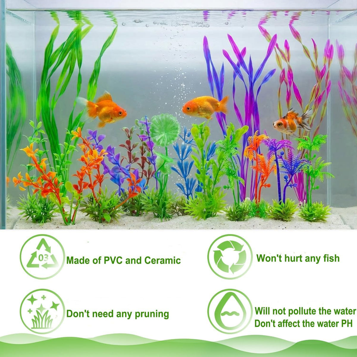 25pcs Aquarium Decor Plants - image 3
