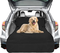 SUV Cargo Liner for Dogs - Trunk Cover with Side Walls for Compact SUV – Essentials for Dogs - Black, No Side Flaps / Large (No Flaps) 90"
