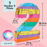 BLUE PANDA 8 Pinata, Small Multicolor - 2 - image 3