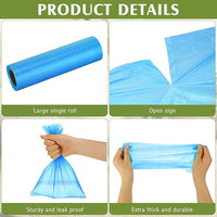 Sherr 20 Boxed Rolls 4000 Counts Dog Poop Bags Bulk Leak Proof Dog Waste Bags Universal Pet Doggy Waste Poop Box for Puppy Pets Outdoor Walking and Travel, 20 Rolls of 200(Blue)
