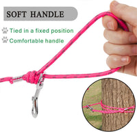Reflective Cat Leash 50FT Cat Cable Out Escape Proof Walking Leads - 15FT / Hotpink - image 2