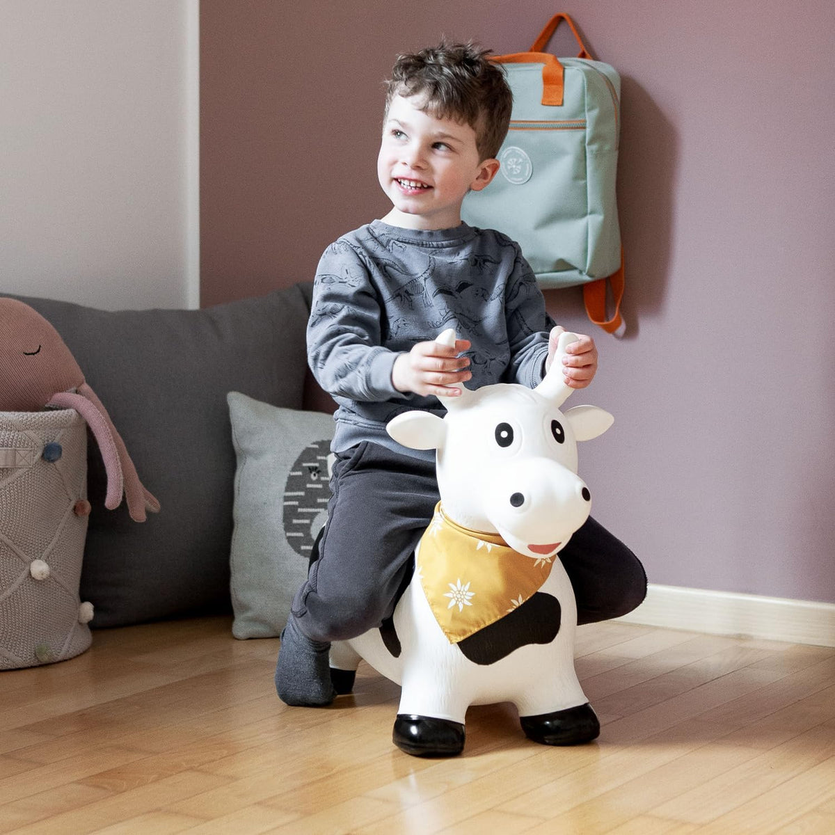 Kindsgut Bouncy Animal Hopper - Cow - image 2