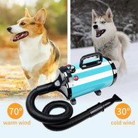Dog Dryer, High Velocity Professional Dog Grooming Dryer - Blue - image 2
