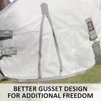 Schneiders Soft Interlock Mesh II Horse Fly Sheets | Superior UV & Insect Protection | Versatile Euro Fit Option | Reflective Safety Design