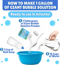 Giant Bubble Solution, Bubble Wands, Bubbles for Kids - 7 Gallons - image 2