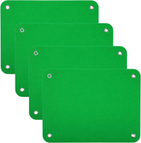 Yunsailing felt story boards for kids, 4 black flannel boards with grommets