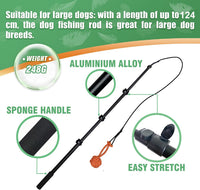 Flirt Pole for Dogs Heavy Duty 40inch Extendable Aluminum Alloy Dog - 48.8in/4-section - image 3