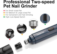 Pet Nail Grinder for Dogs - Blue - image 2