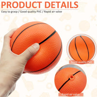 Oleitodh 42 piece colorful 5 inch mini basketball balls with air pump - view 13