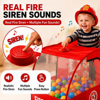 Kiddey Fire Truck Play Tent for Kids - image 2