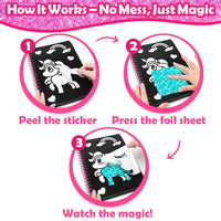 FUNNYB&G Foil Art Craft Kit for Kids - Princess - image 4