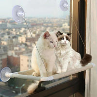 Khaki Cat Window Hammock Perch Cat Safety Sunny Bed with Durable - Khaki - image 2