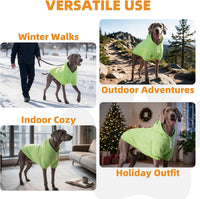 Dog Hoodie for Large Medium Small Dogs - Green / Small - image 2