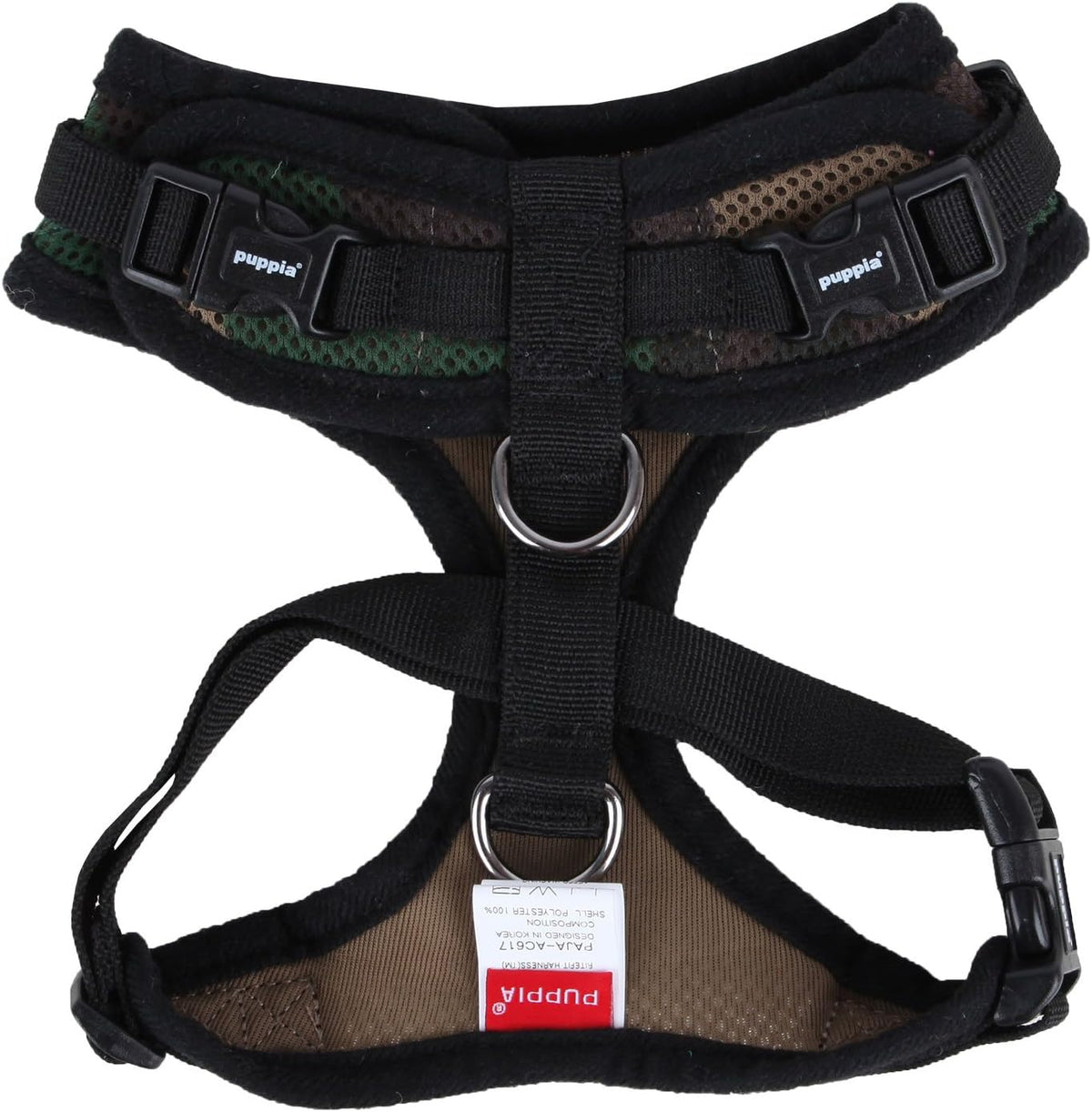 Authentic Puppia RiteFit Harness with Adjustable Neck - Camo / X-Large - image 2