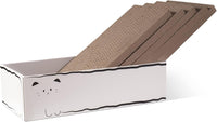 Oval Sturdy Cat Scratching Cardboard Pad Breathable Cat Scratch Pad - Scratch Box - 5 pcs