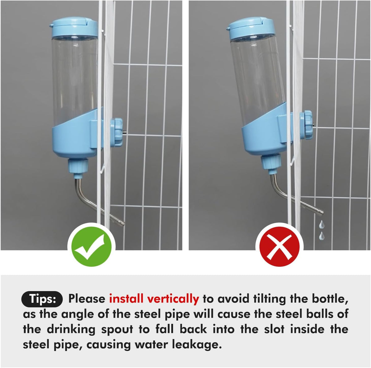 Vannon Top Fill Small Animal Water Bottle - image 2