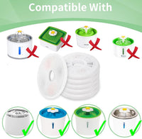 8 Pack Cat Water Fountain Replacement Filters Fit for 3L Flower Water - 12 Pack - image 3