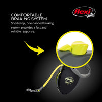 FLEXI Giant Tape Retractable Dog Leash - Black / 26 ft (Medium) - image 4