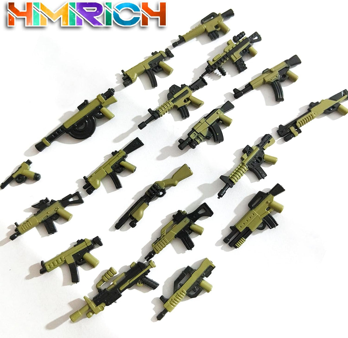 Himirich U.S. WW2 military weapons pack for mini figures in black ABS plastic - view 40