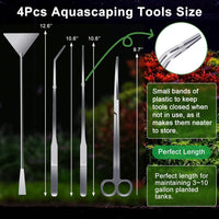 4Pcs Aquascaping Tools, Jeimier Aquascape Kit - image 2