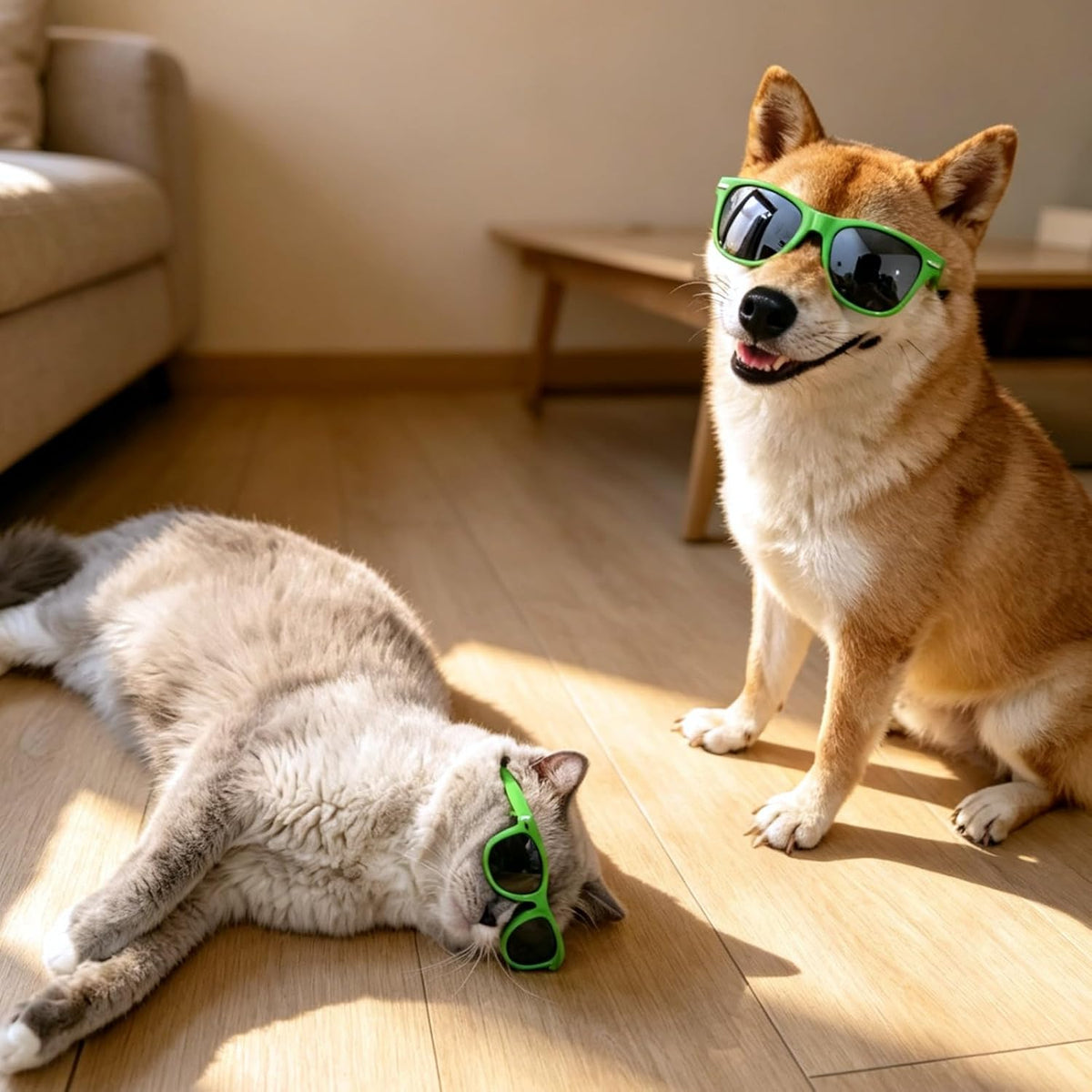 Dog Sunglasses for Medium Dogs - Green / Large - image 2