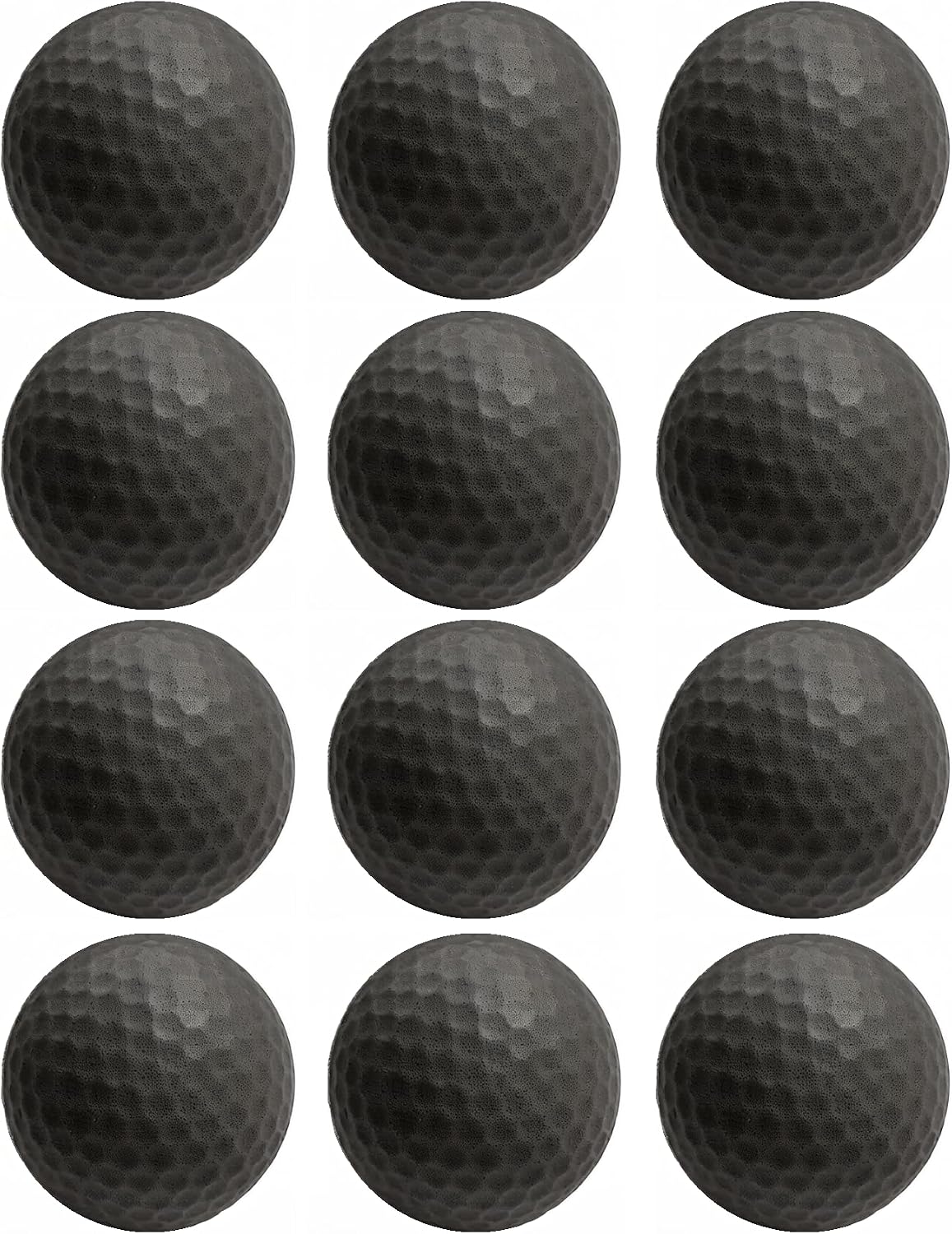 Cat Foam Ball Cat Sponge Ball Toy Soccer Toy – Essentials for Cats - 12 Pack Black