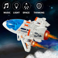 Wbzle space ship toy with astronaut figure, opening cockpits and telescopic arm - view 9