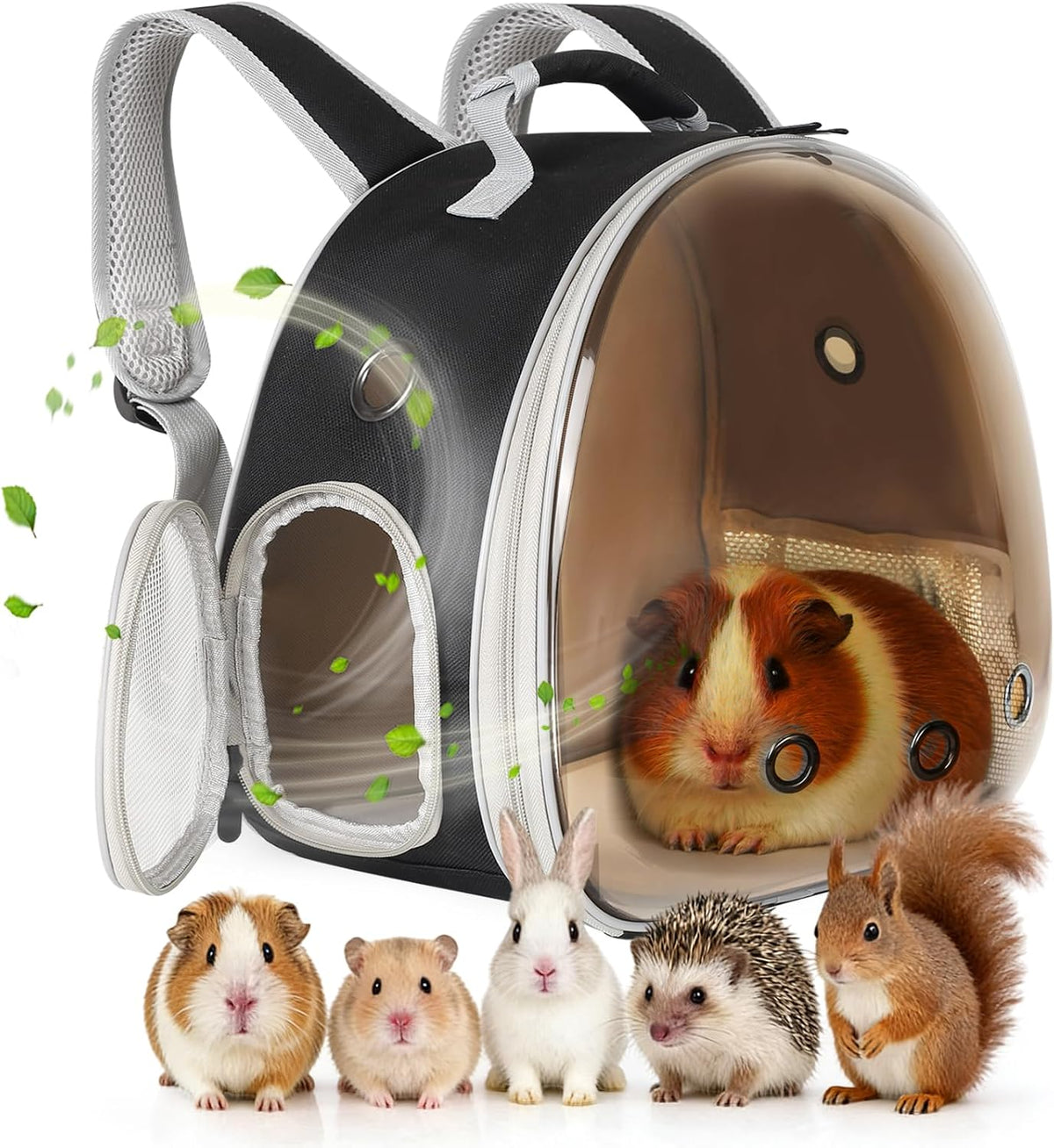 Guinea Pig Carrier Backpack - Brown / Polarized