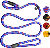 Dog Rope Leash, Dog Training Leash for 10-80 lb - Blue
