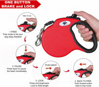 Retractable Dog Leash, Small Dog - Large / red - image 4