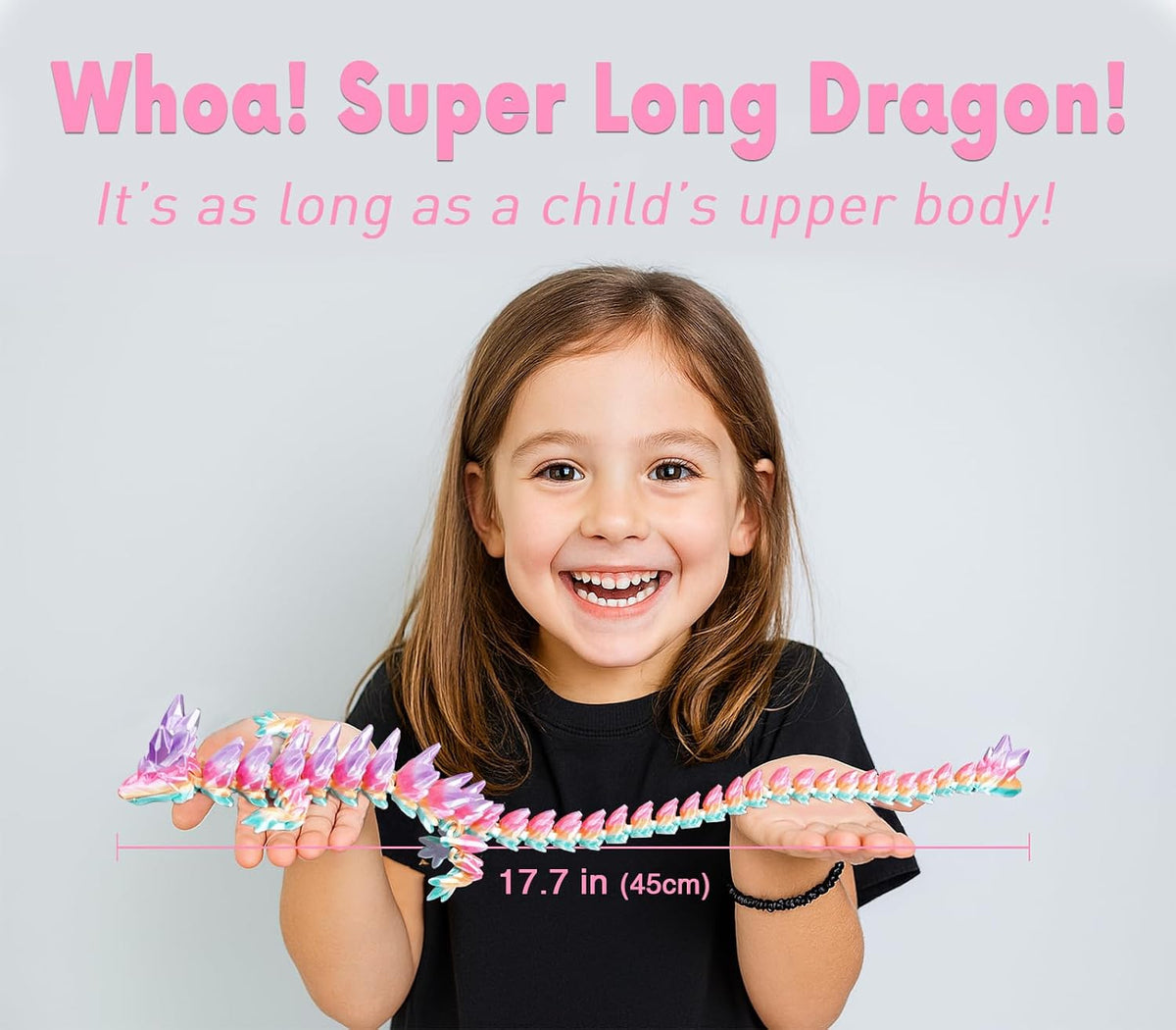 Small Dragon Eggs with Dragon Inside - Pastel Rainbow / L (H:7.1 inches) - image 2