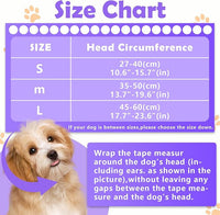 Dog Noise Cancelling Ear Muffs No Flap Ear Wraps for Dogs
