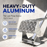 ActiveDogs Dog Pooper Scooper - Aluminum Teeth - image 3