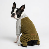 Fitwarm Turtleneck Raglan Dog Pajamas - XX-Large / Dark Green - image 2